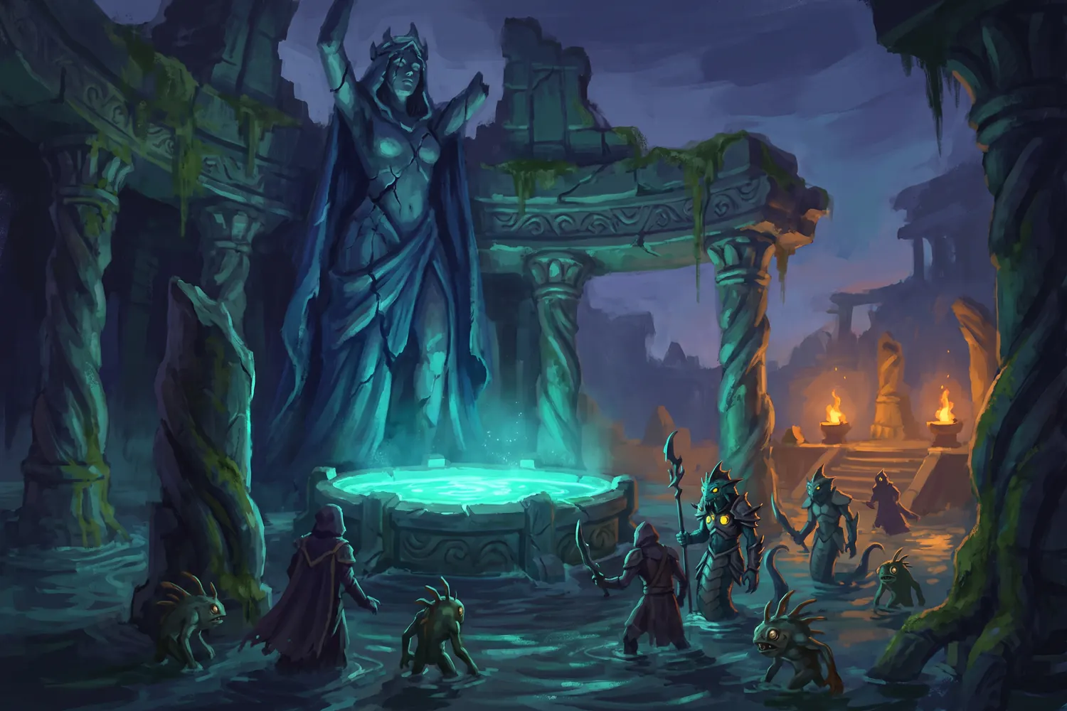 A painting of Blackfathom Deeps