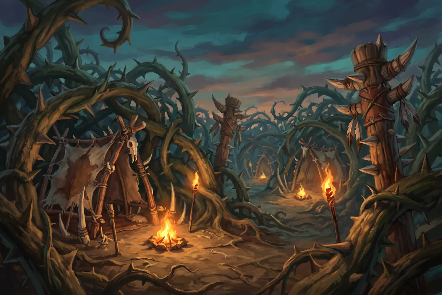 A painting of Razorfen Kraul